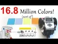 Program the EV3 Color Sensor to Detect 16 8 Million Colors Sort Of - RGB Color Sensor