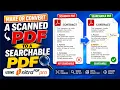 How to Make or Convert a Scanned PDF to a Searchable PDF Using Nitro PDF Pro