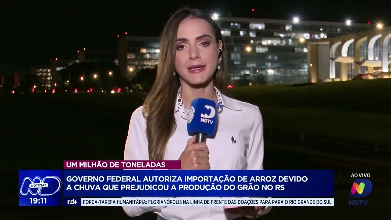 Governo Federal autoriza importação de arroz devido às chuvas no Rio Grande do Sul