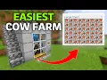 EASIEST COW FARM EVER v26 20 In Minecraft Bedrock Java