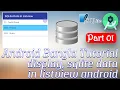 Android Bangla Tutorial Part 01 display sqlite data in listview android Android Studio