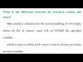 Unlink Unset Function