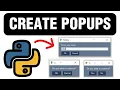 Popups With Python PySimpleGUI - Tutorial 2