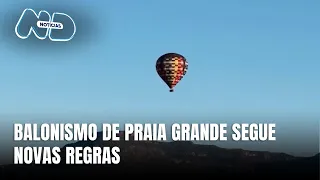 Empresas de balonismo de Praia Grande se adaptam às novas normas da ANAC