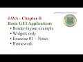 Java B01 - BorderLayout