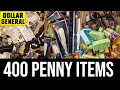 Dollar General 400 SURPRISE BEAUTY PENNY ITEMS RUN