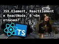 JSX Element ReactElement ReactNode