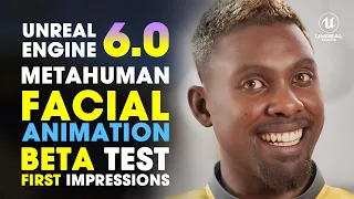 UNREAL ENGINE 6 MetaHuman Facial Animation BETA FIRST LOOK