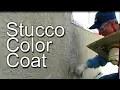 Applying Color Coat Stucco