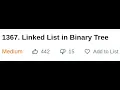 LeetCode 1367 - Linked List in Binary Tree