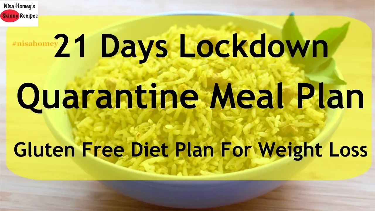 Quarantine Meal Plan/Diet Plan For Weight Loss - Gluten Free Diet Plan - Thyroid PCOS Weight Loss