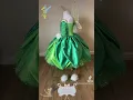Tinkerbell Green Fairy Tutu Dress Princess Costume