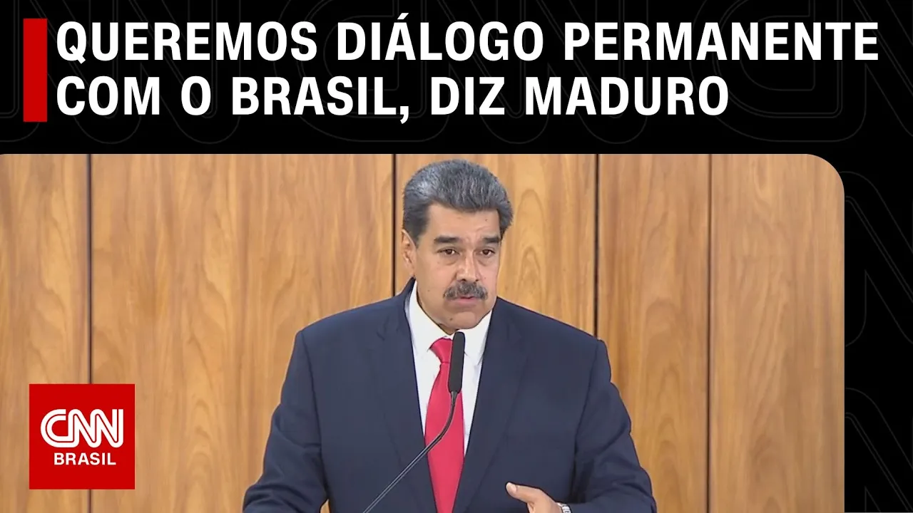 Queremos diálogo permanente com o Brasil, diz Maduro em discurso ao lado de Lula | O GRANDE DEBATE