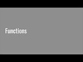 3 8 Functions