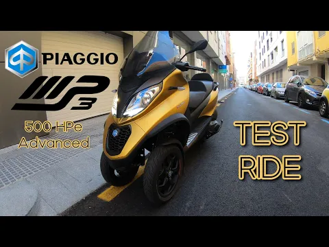 Download MP3 Piaggio MP3 500 HPe Advanced - Test Ride of Three-Wheeler - VLOG239 []4K]