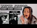 Lagu SUPER JUNIOR 슈퍼주니어 'Sorry, Sorry - Answer' MV | REACTION!!