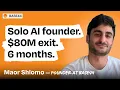 Download Lagu Solo founder, $80M exit, 6 months: The Base44 bootstrapped startup success story | Maor Shlomo
