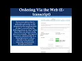 How to Order Transcripts Current Students