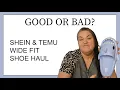 Temu And Shein Wide Foot Shoe Haul