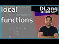 Dlang Episode 43 D Language - Functions