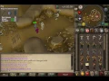 Jig at Jiggig Beware of double agents Equip a Rune spear rune platelegs and any rune heraldic hel