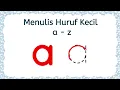 Lagu Cara Menulis Huruf Kecil a sampai z | monlearn