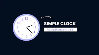 Clock Animation HTML And CSS CSS Animation Clock