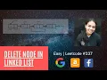 Delete Node in a Linked List Leetcode 237 Easy C