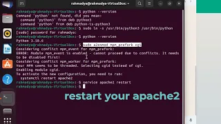 Run Python on Apache2 Ubuntu
