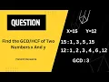 Find the GCD by using recursion Recursion DSA harshitdevsainia