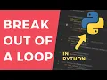 Break out of a Loop - 1 Minute Python Tutorial