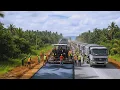 Lagu The World's Modern Step-by-Step Gravel Paving Process! Amazing Rural New Road Built in 2025!