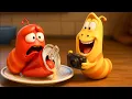 Download Lagu LARVA COMEDY 2025 | EAT \u0026 DRINK, CAMERA !, Pink ,Yellow, Red | Funny Larva's Surprise