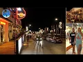 Evening stroll through Ayia Napa Cyprus Pubs bars restaurants and shops