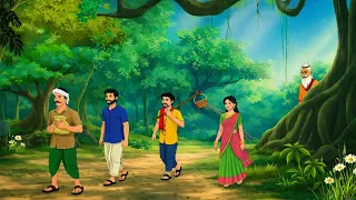 तीन भाइयों की एक चतुर बहन Hindi Moral Stories | Hindi Kahaniya Bedtime Stories |cartoon story