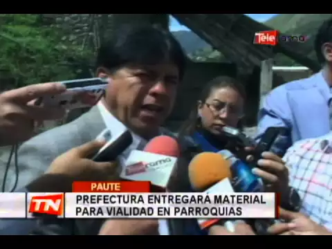 Prefectura entregará material para vialidad en parroquias
