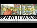 HOT CROSS BUNS - Nursery Rhyme Easiest Piano Karaoke
