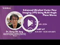 Enhanced Ultrafast Vector Flow Imaging VFI Using Multi-Angle Plane Waves