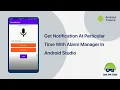 How to get Notification at a particular time with alarm manager in android studio Game App Studio