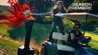 Drive-By Decapitation (Katana + Golf Cart)