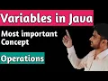 Variables in Java programming in Hindi Variables concept in java 2020