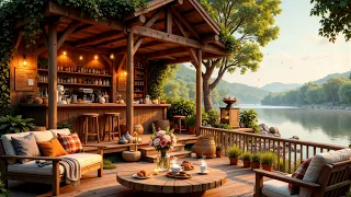 Morning Coffee Shop Jazz ☕ Spring Ambience | Relaxing Jazz Instrumental for Good Mood