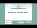 Alex Gaynor - Learning From Failure Post Mortems