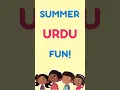 Virtual Urdu Summer Camp - Fun Interactive Engaging Enrol Now