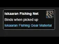 How to make the Iskaaran Fishing Net