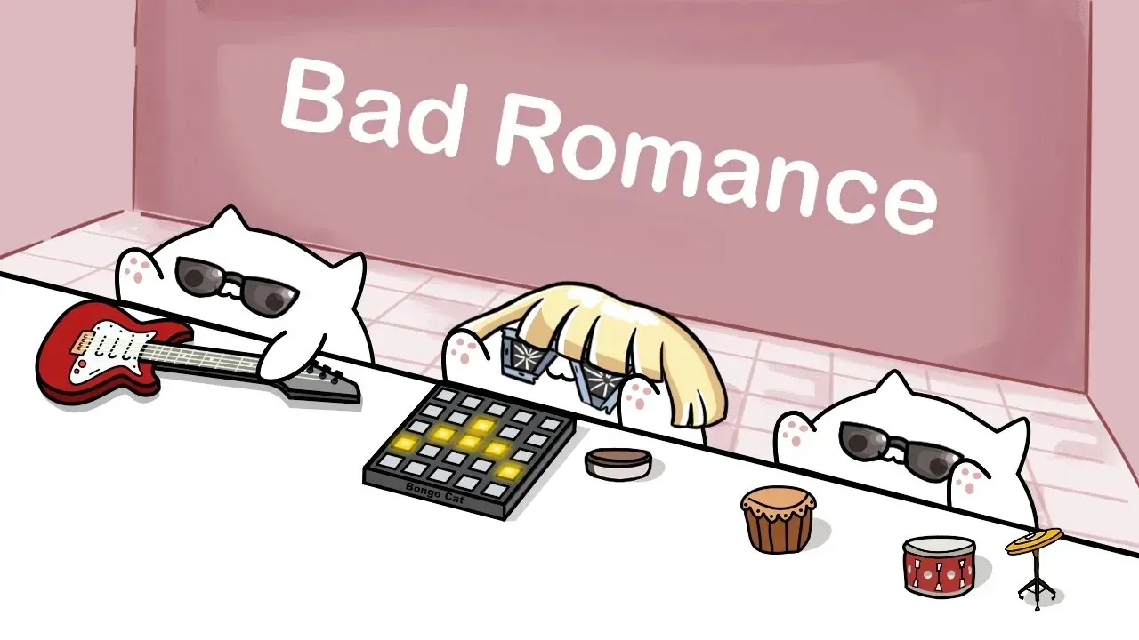 Bongo Cat - Bad Romance (Cover Version) 🎧