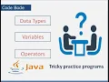 Java Tricky Programming Questions Data Types Variables Operators Java Tutorials