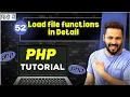 Php Tutorial in Hindi Load include file functions in Detail