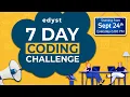 7 Day Coding Challenge FAANG Aneeq Dholakia Edyst