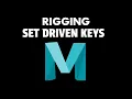 Maya Set Driven Keys